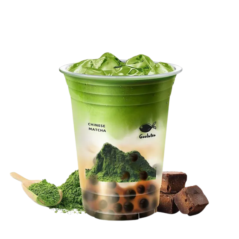 Iced brown sugar pearl matcha drink at Goolutea, a Tea Store in Castro Valley