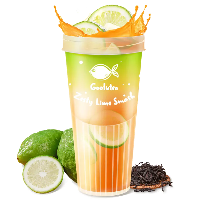 Zesty lime smash fruit tea at Goolutea, a Tea Store in Castro Valley